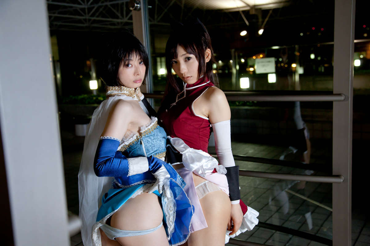 (C80) (コスプレ)   Sayaka and Kyoko  CosPlay制服诱惑套图